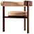 Modern Armchair: Stylish and Comfortable 3D model small image 3