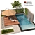 Luxury Oasis: Pool, Plants, & Furniture 3D model small image 7