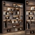 Modern Solid Wood Cabinet 3D model small image 3