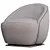 Modern Armchair: Stylish and Comfortable 3D model small image 6