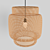 Bamboo Woven Pendant Lamp 3D model small image 2