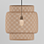 Bamboo Woven Pendant Lamp 3D model small image 4