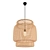 Bamboo Woven Pendant Lamp 3D model small image 6