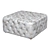 Elegant Leather Ottoman 3D model small image 1