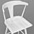 Elegant Ruthie Bar Stool 3D model small image 4