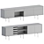 Elegant Aura Sideboard: Modern Design 3D model small image 2