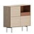 Elegant Aura Sideboard: Stylish Storage Solution 3D model small image 1