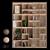 Modular Bookshelf: Versatile Design & High-Quality Renders 3D model small image 1