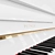 Petrof P 118 S1: Sleek & Modern Piano Set 3D model small image 4