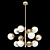 Vintage-inspired Cona S Chandelier 3D model small image 1