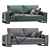 Elevate your living space with the stylish Sofa Terra by Sandon 3D model small image 5