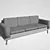 Elevated Comfort Sofa 3D model small image 1