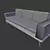 Elevated Comfort Sofa 3D model small image 4