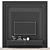 Modern TV Wall Set with 50" TV 3D model small image 4