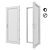 Pimapen Nirvana Door: Stylish and Durable 3D model small image 3