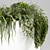 Indoor Plant Collection: 72 Pot Grass Fern Bush Palm Concrete Vase 3D model small image 4