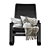 ComfortCrafts Modern Rocking Chair: The Perfect Addition to Your Home! 3D model small image 2