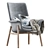 Stylish Vedbo Armchair by IKEA 3D model small image 5