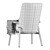 Stylish Vedbo Armchair by IKEA 3D model small image 7