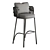 Elegant Aura Bar Stool 3D model small image 4