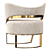 Gotham Luxury Armchair 3D model small image 4