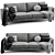 Boconcept Indivi Sofa: Contemporary Comfort & Style 3D model small image 1