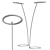 Lira LED Aluminium Floor Lamp 3D model small image 2