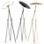 Gianfranco Ferre Lapa Floor Lamp: Sleek and Stylish Illumination Solution 3D model small image 3