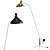 Sleek MANTIS GR-BL Floor Lamp 3D model small image 2