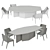 Reflex Table Group: Elegant Design, Stunning Craftsmanship 3D model small image 3