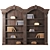 Elegant Vintage Bookshelf 3D model small image 2