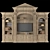 Habersham TV Cabinet: Sleek Storage Solution 3D model small image 1