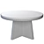 Modern Round Coffee Table: Echos 3D model small image 2