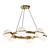 Bronze Glass Pendant Lamp 3D model small image 2