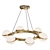 Bronze Glass Pendant Lamp 3D model small image 3