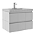 Monterey Floating Vanity - Stylish and Functional 3D model small image 3