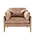 Modern Loffee Armchair: Comfort in Style 3D model small image 2