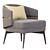 Billy Lounge Chair: Stylish and Comfy 3D model small image 4