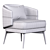 Billy Lounge Chair: Stylish and Comfy 3D model small image 6
