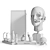 Decorative Collection: Art, Candles, Bust, and More 3D model small image 9