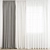 Polygonal Curtain Model - High Quality 3D model small image 1