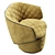 Sleek Swivel Chair: Customizable & Compact 3D model small image 5