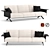 Contemporary Sistema Sofa: Sleek Design 3D model small image 1