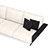 Contemporary Sistema Sofa: Sleek Design 3D model small image 5