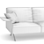 Contemporary Sistema Sofa: Sleek Design 3D model small image 6