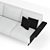 Contemporary Sistema Sofa: Sleek Design 3D model small image 11