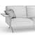 Contemporary Sistema Sofa: Sleek Design 3D model small image 12