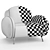 Modern Miller Armchair: Stylish Design 3D model small image 5