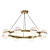 Bronze Glass Pendant Chandelier 3D model small image 3