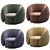 Modern Armchair: 3Ds Max 2014, Corona 3 3D model small image 1